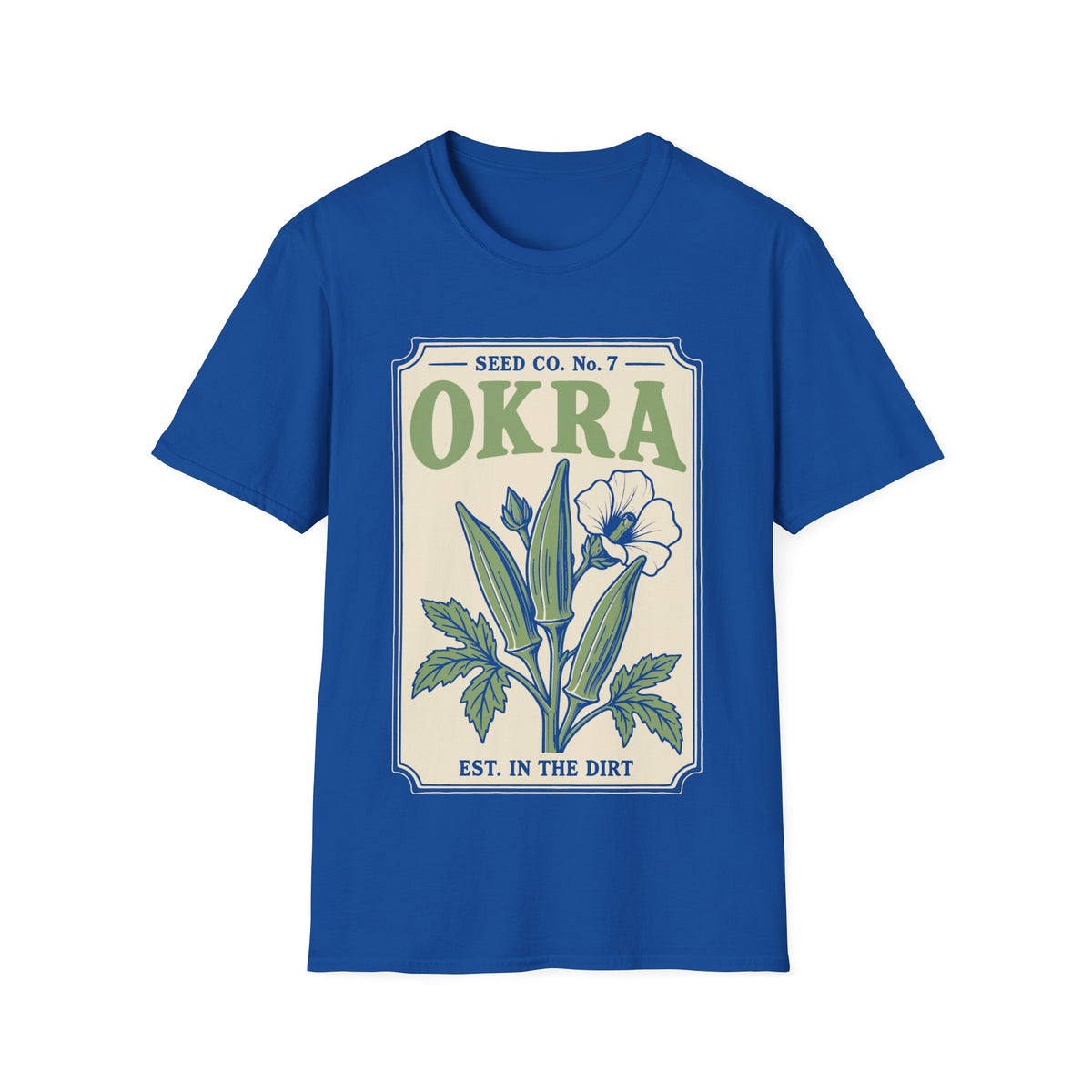 Okra Seed Packet