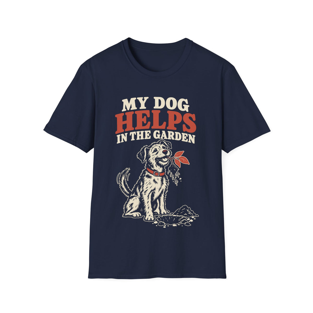 My Dog Helps in the Garden