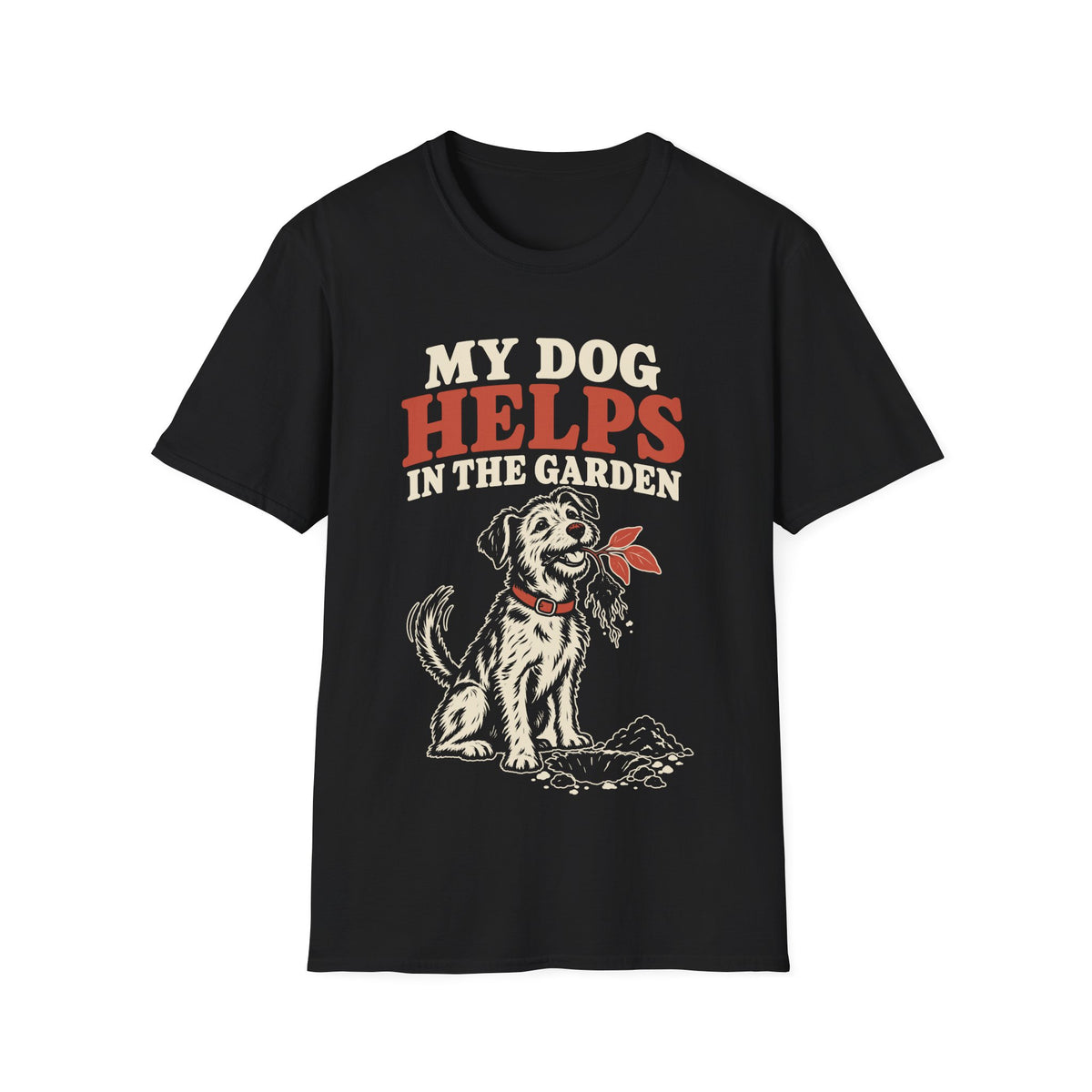 My Dog Helps in the Garden