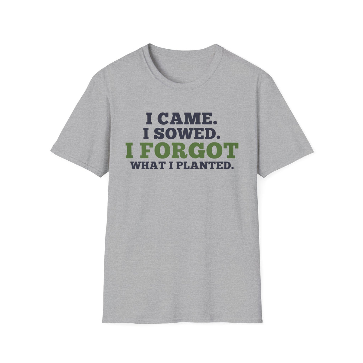 I Came I Sowed I Forgot What I Planted