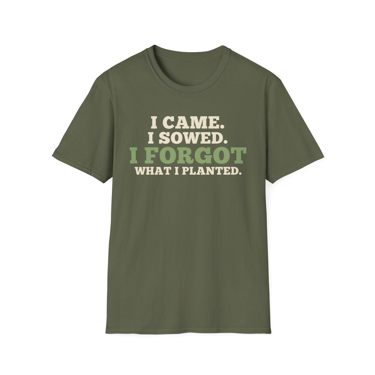 I Came I Sowed I Forgot What I Planted