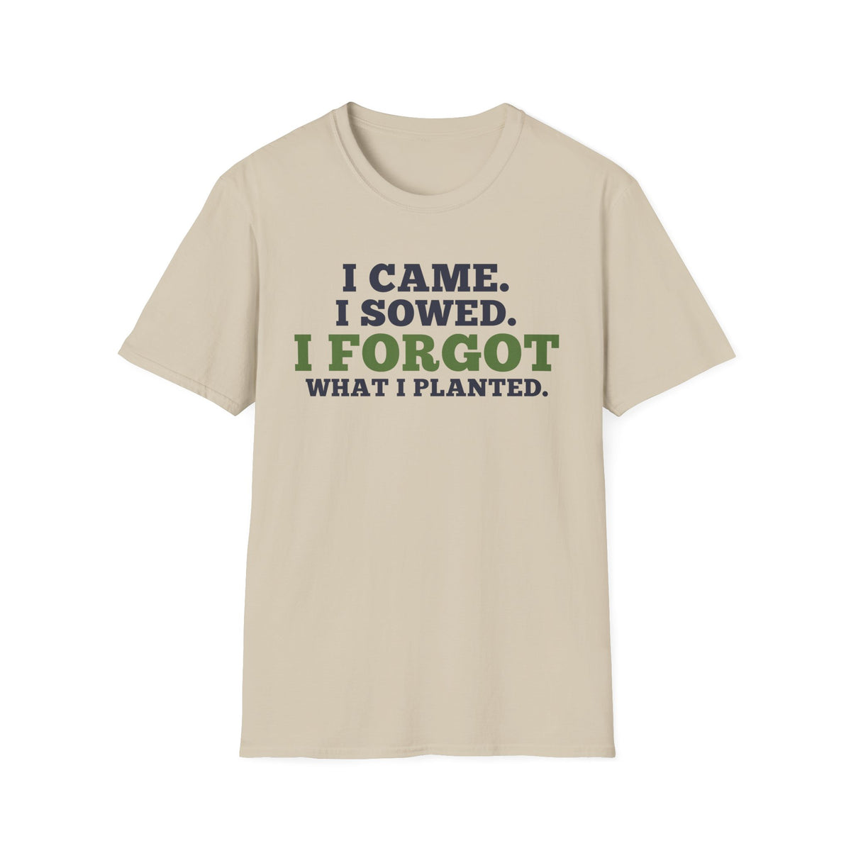 I Came I Sowed I Forgot What I Planted